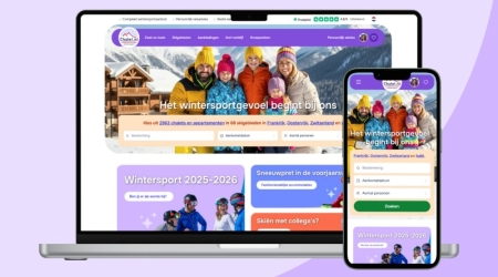 Nieuwe homepage van Chalet.nl